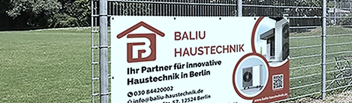 Bauzaunbanner am Bauzaun, von KrassMedien gestaltet und produziert